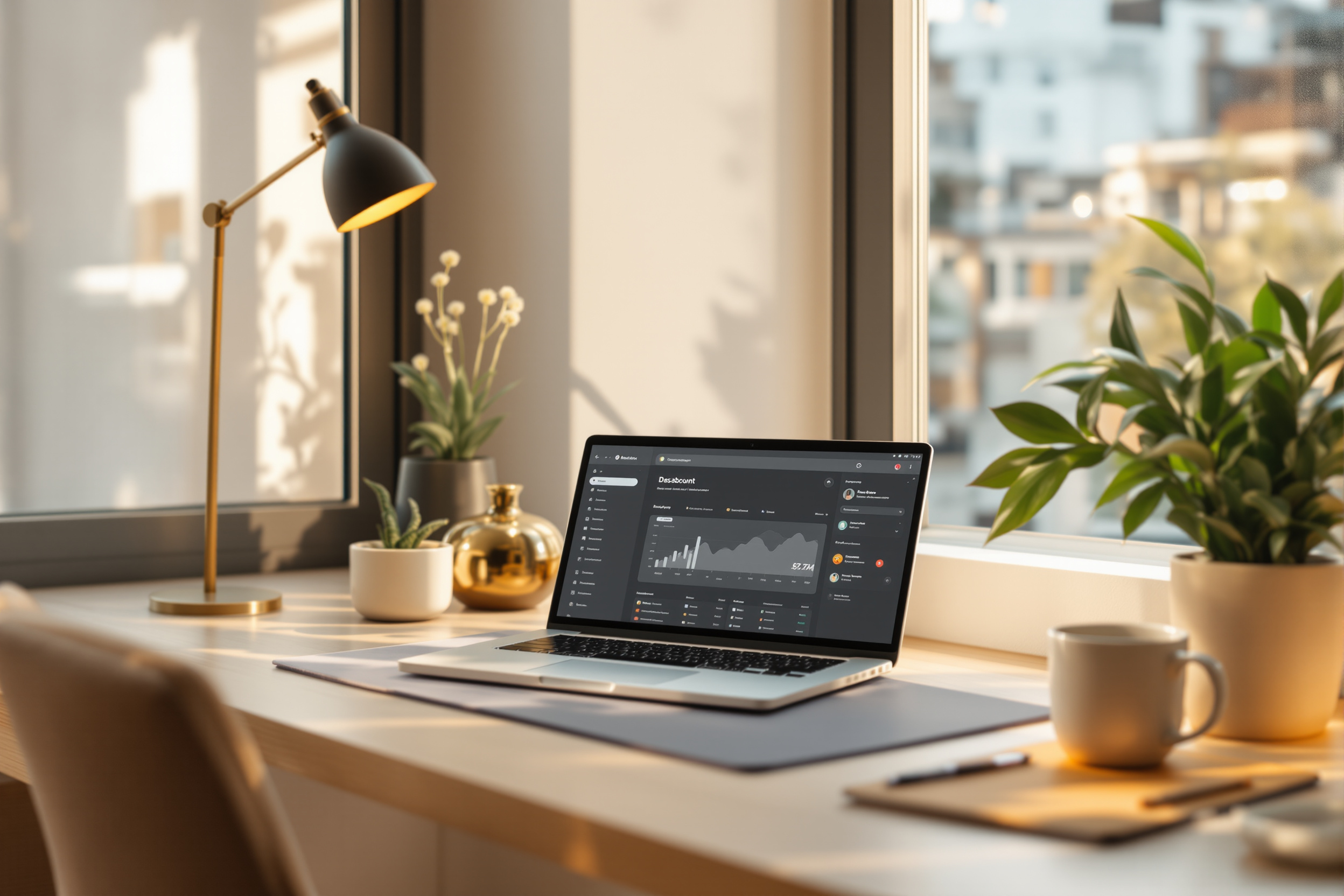 An independent freelance web studio workspace